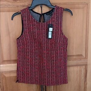 Banana Republic Burgundy Sleeveless Blouse
